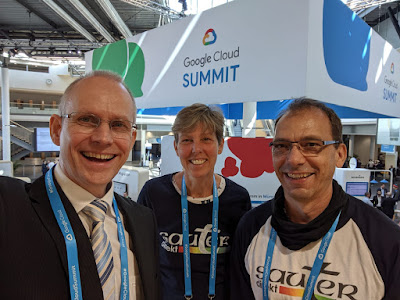 Holger Keller mit Elke und Uwe Sauter