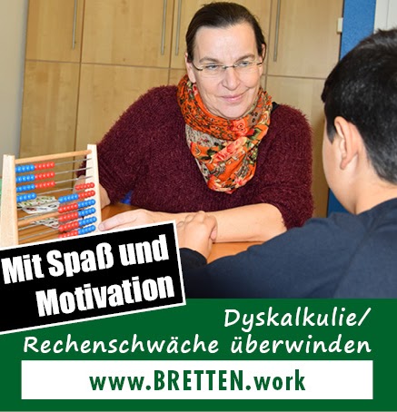 Barbara Walter bei einem Dyskalkulie Training.